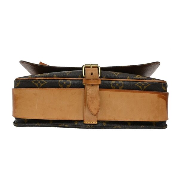 LOUIS VUITTON Cartouchiere GM Shoulder Bag Monogram Leather Brown - Picture 6 of 14